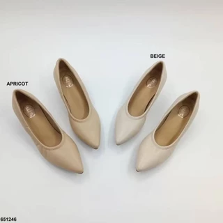 Debby working shoe รองเท้าทำงาน ส้นแหลม ส้นสูง 2 นิ้ว หนังนุ่ม คุณภาพดีมาก