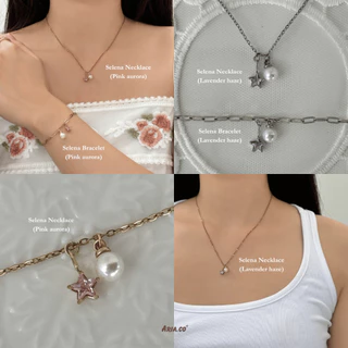 Serena สร้อยคอ - Stainless steel ไม่ลอกไม่ดำ ปรับขนาดได้ | Aria.co