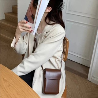 🔥ขายดี กระเป๋าโทรศัพท์ สะพายข้าง กระเป๋าใส่เหรียญแฟชั่นแนวตั้ง สไตล์เกาหลี แฟชั่นสําหรับผู้หญิง กระเป๋าสะพายอเนกประสงค์