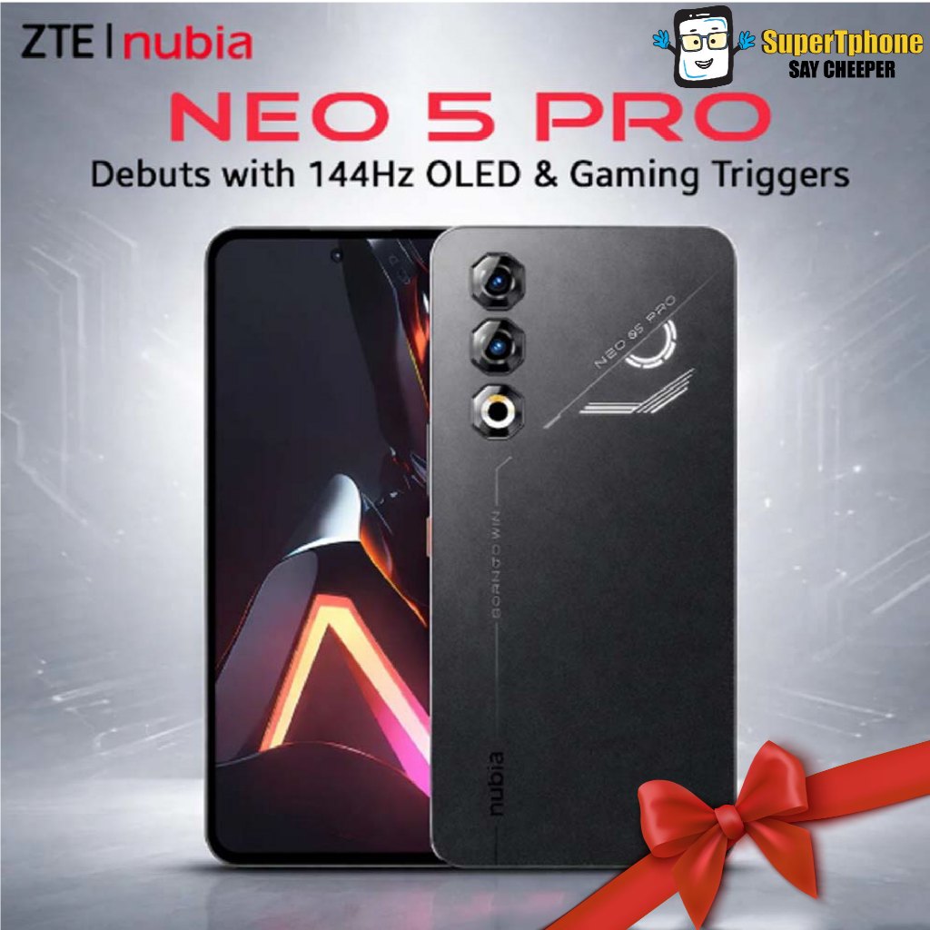 ZTE Nubia Neo 5 Pro รุ่น 5G(12+256GB) ชิปเซ็ตตัวแรง l จอ 6.8 นิ้ว l แบต 6,000 mAh(By Shopee  SuperTphone1234)