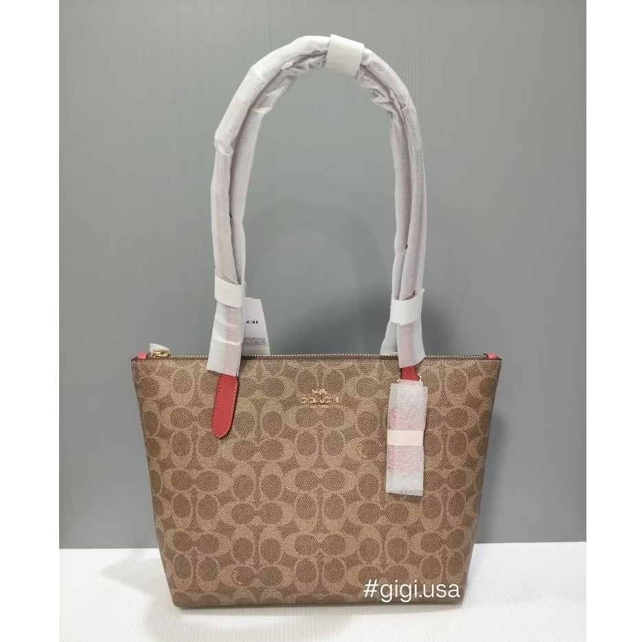 🇺🇸​(ของแท้​💯)​🍀​Coach​ Fiona​ Zip​ Tote​ รุ่นใหม่