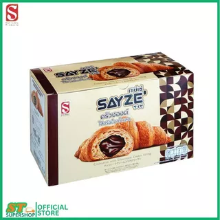ครัวซองต์ SAYZE' ช็อกโกแลต / ครีมนมเนย / แยมสตรอเบอรี่ /ครีมนมชมพู/ แยมบลูเบอรี่ / ยกกล่อง / 12 ชิ้น