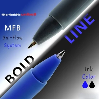 ปากกาลูกลื่น Uniball MFB รุ่น SN-MFS-07 ขนาด 0.7 มม. สไตล์มินิมอล หมึกกันน้ำ หมึกสีน้ำเงินและสีดำ (ราคา 1 ด้าม)