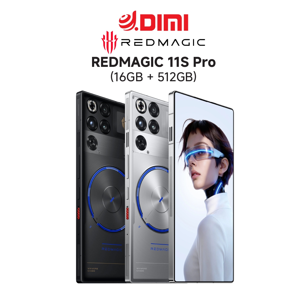 REDMAGIC 11S Pro [16+512GB] สมาร์ทโฟนสำหรับเกมมิ่ง | กันฝุ่นและน้ำ | Gen 5 | จอ 6.85 | Touch 3000Hz |144Hz