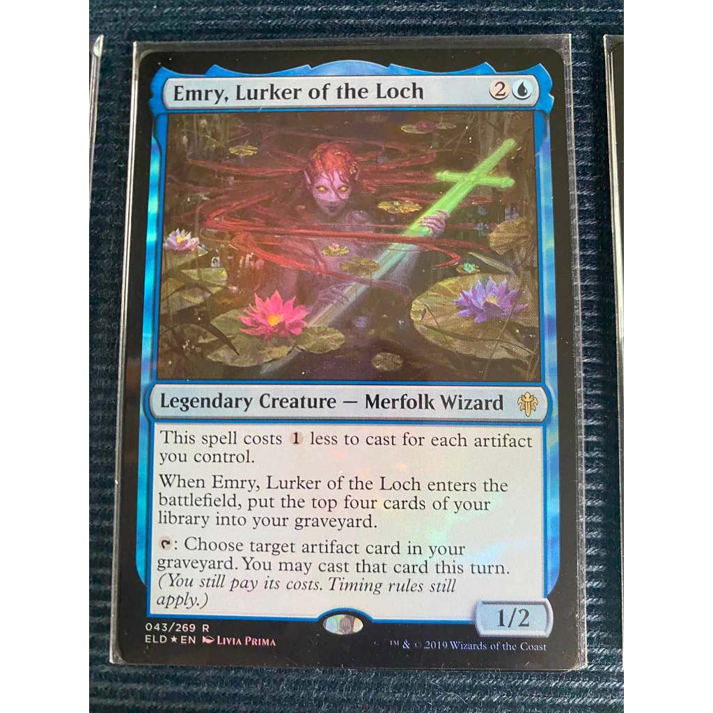 MtG Single Card: Emry, Lurker of the Loch FOIL           Set: ELD           Rarity: Rare