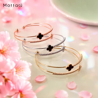 Motta Glowver Online Exclusive Collection กำไลข้อมือชุบทองคำขาว ประกายแห่งความโชคดี