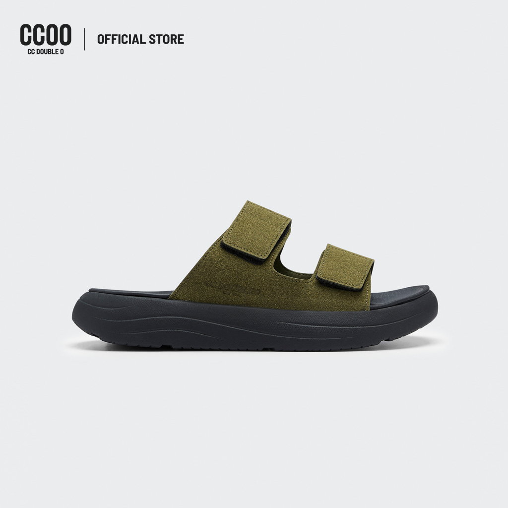 CC DOUBLE O DOUBLE VELCRO STRAP SANDALS ผู้ชาย รองเท้าแตะสายคู่สไตล์มินิมอล รุ่น O26WSMA021 (AW26 #P2)