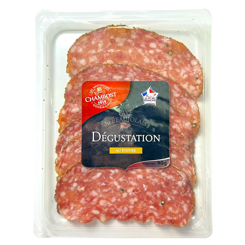 Chambost Salami ซาลามีพรีเมียม นำเข้าจากฝรั่งเศส สไตล์ดั้งเดิม มีทั้งแบบสไลซ์และแบบแท่ง | Cold Cuts & Charcuterie