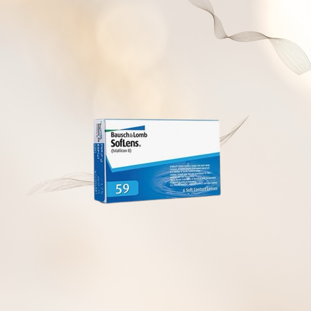 Bausch and lomb คอนแทคเลนส์ใส 3คู่