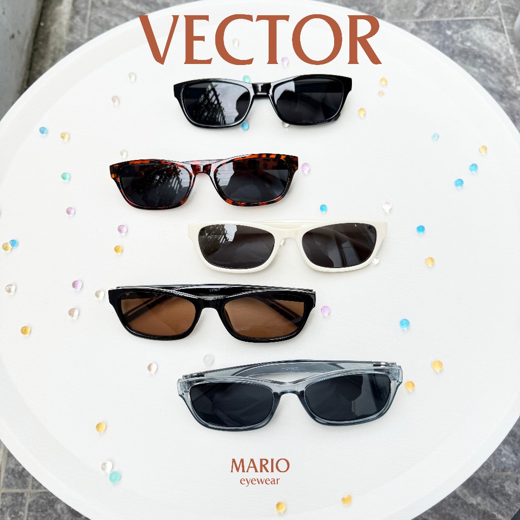 MARIO : VECTOR แว่นกันแดด UV400 กันแดด FREE BOXSET