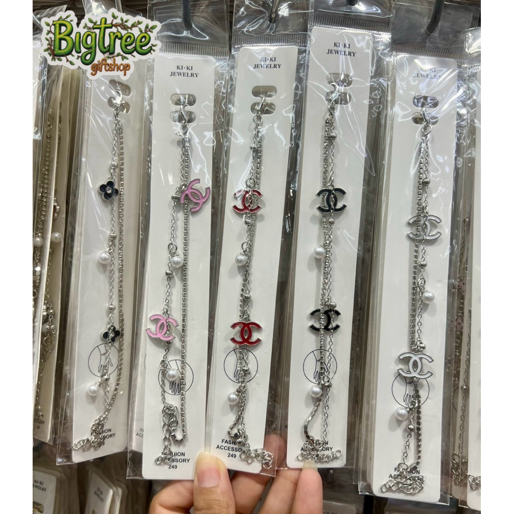 สร้อยข้อมือ กำไลข้อมือลายแฟชั่นน่ารักๆคละลาย1โหล12ชิ้น