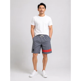✅ กางเกงขาสั้นผู้ชาย รุ่นแถบใหญ่ ผ้าใส่สบาย งานตัดเย็บคุณภาพ ผู้หญิงใส่ได้