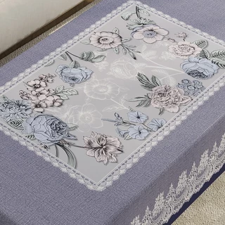ผ้าปูโต๊ะ PVC วัสดุผ้าใยสังเคราะห์ ทรงสี่เหลี่ยมผืนผ้า 90×150 ซม. กันน้ำ กันน้ำมัน ทนความร้อน ใช้ในบ้าน โรงแรม