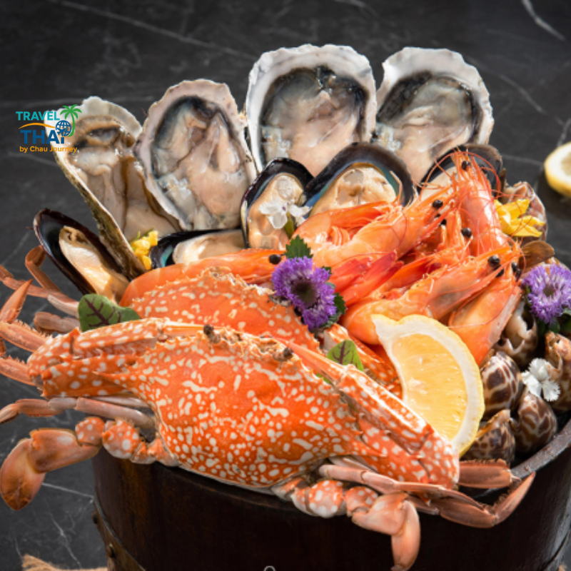 Dinner at Bangkok Sky - Baiyoke Tower บุฟเฟ่ต์อาหารเย็น ห้องอาหาร บางกอก สกาย ชั้น 76/78 (บุฟเฟ่ต์สเ