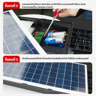 แบตเตอรี่โซล่าเซลล์ 3.2V สำหรับไฟถนนโซล่าเซลล์ ชุดแบตเตอรี่ลิเธียมเหล็กฟอสเฟต กันน้ำ ใช้งานกลางแจ้ง เปลี่ยนง่าย ทนแดดฝน