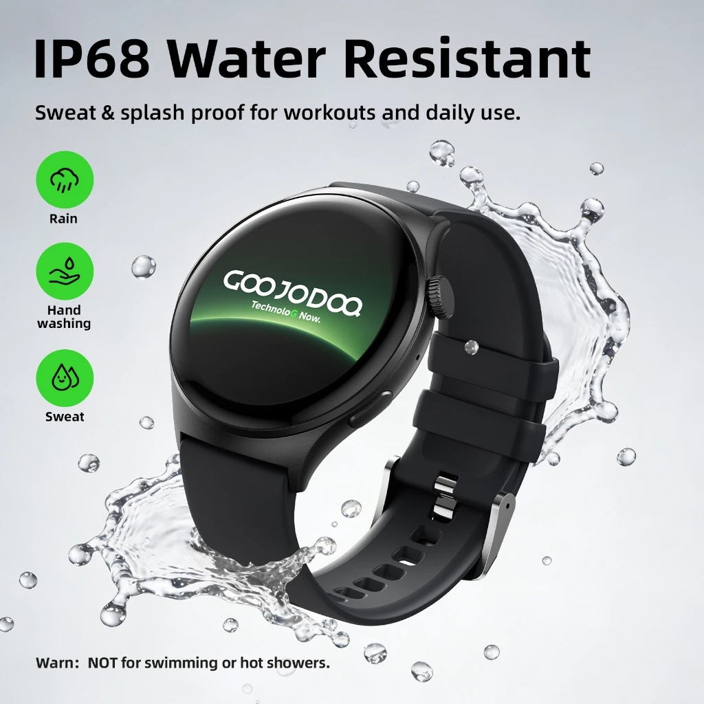 Goojodoq Fb060 สมาร์ทวอทช์กันน้ำ IP68 thumbnail 9