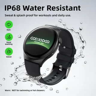 Goojodoq Fb060 สมาร์ทวอทช์ Ip68 กันน้ำ Bluetooth Smartwatch เครื่องวัดสุขภาพ การจัดการฟิตเนส