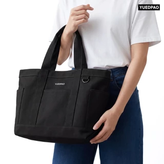 Yuedpao Canvas Classic Tote Bag กระเป๋าผ้าแคนวาส ทรงคลาสสิก จุของได้เยอะ กระเป๋าอเนกประสงค์