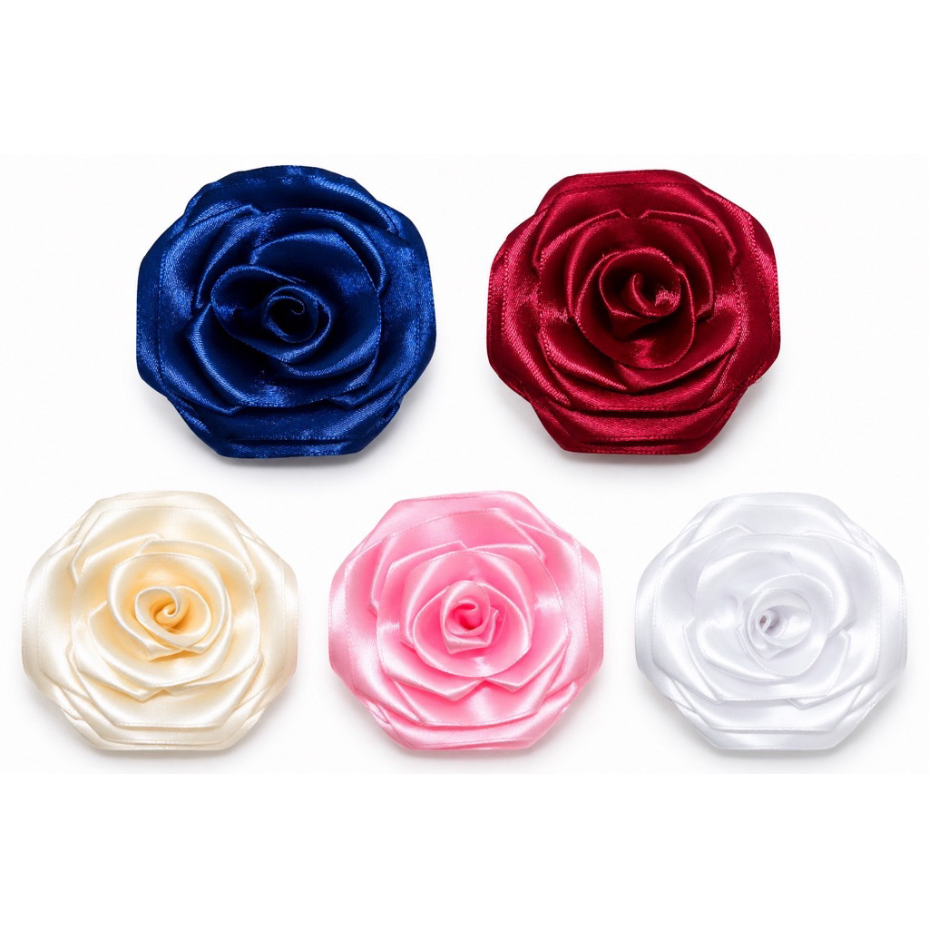 ดอกกุหลาบริบบิ้นพร้อมเสียบจัดช่อ ร้าน floragace