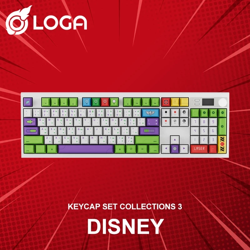 คีย์แคป LOGA Keycap Set: Disney Collections 3
