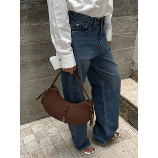 STUDIO UNKNOWN - Sandar Shoulder Bag (4 colors) กระเป๋าหนัง Microfiber ปรับความยาวของสายได้