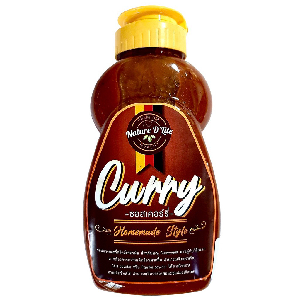 Nature D’Lite Curry Sauce 320g/Hot Mustard 320g/Medium Hot Mustard 320g/Fruity Mild Mustard 320g