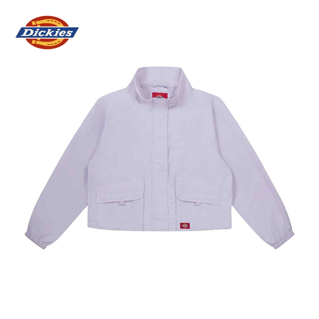 DICKIES WOMEN'S LONG-SLEEVED STAND-COLLAR CROP JACKET - THISTLE เสื้อแจ็คเก็ต กันลม กันละอองน้ำ ผู้หญิง