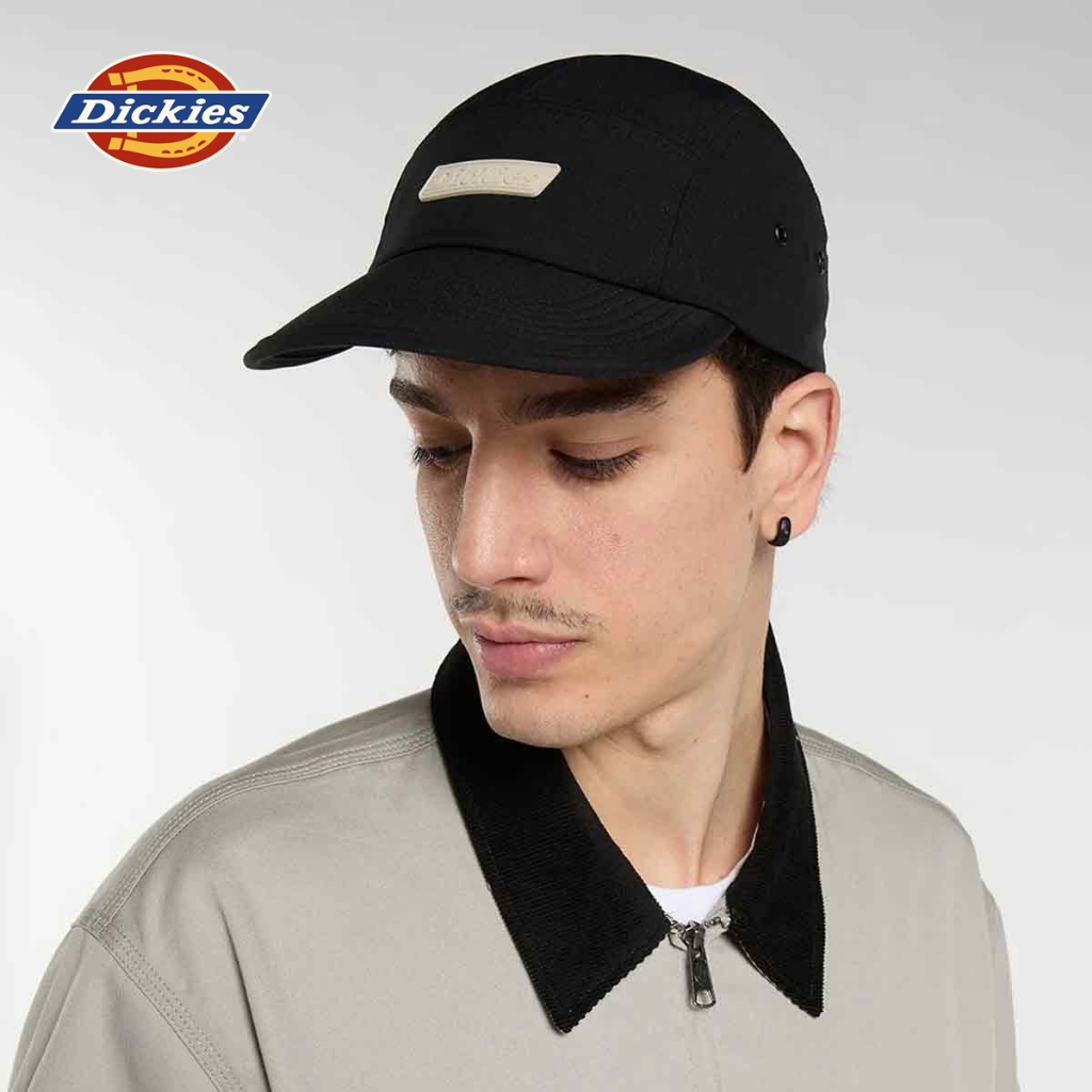 DICKIES UNISEX HANOVER 5-PANEL HEADWEAR - BLACK หมวกแก๊ป