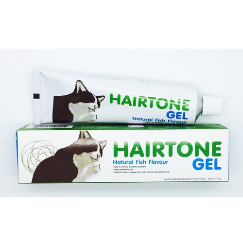 HAIRTONE GEL อาหารเสริมวิตามินและไขมัน (ช่วยระบายก้อนขน) สุนัขและแมว 70 g.