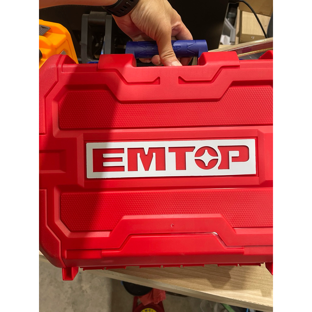 กล่องใส่สว่าน Emtop ใส่อุปกรณ์เครื่องมือช่างต่างๆ กล่องเปล่า