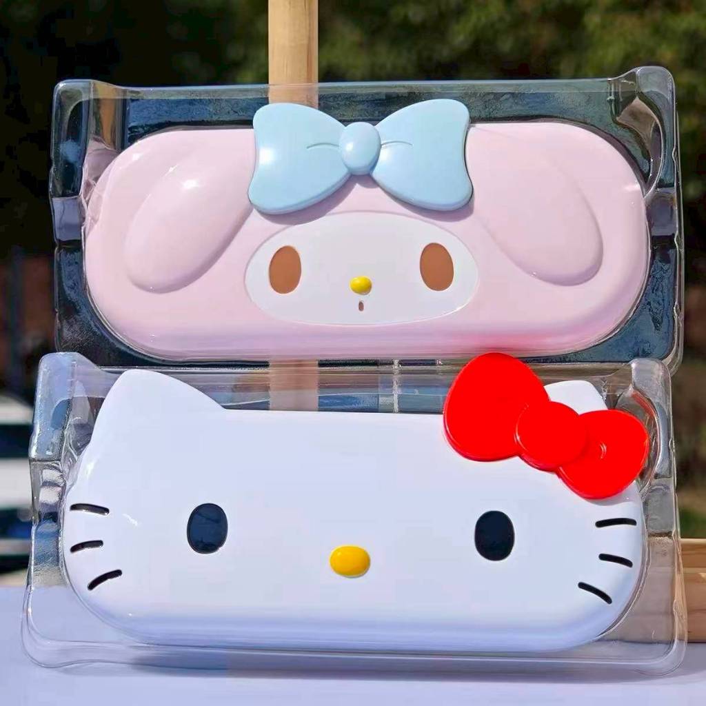 กล่องใส่แว่น ลาย Sanrio  สินค้าเข้าใหม่ค่ะ  ลายน่ารัก ดูดี ดูเก๋ มาก ขนาด :6 × 15 × 4 cm