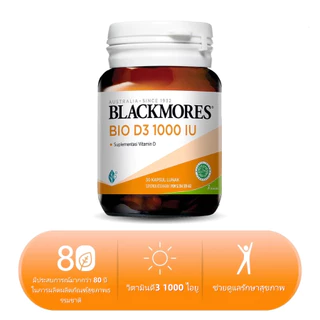 Blackmores Bio D3 1000 IU อาหารเสริมสำหรับสุขภาพกระดูก จำนวน 30 แคปซูล