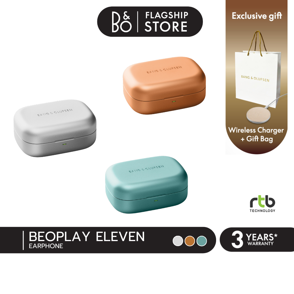 Bang & Olufsen (B&O) Beoplay Eleven หูฟังไร้สาย In-Ear Noise Cancelling Earbuds