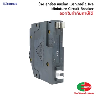 [ส่งด่วน] CHANG เซอร์กิตเบรกเกอร์ MCB 1P 16A/20A/32A/40A/50A/63A Circuit Breaker เบรกเกอร์ลูกย่อย สำหรับตู้ไฟ