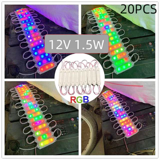 20ชิ้น ไฟLED โมดูลFull color RGB 12V/24V LED Module IP65 สำหรับป้ายอักษรณ์ Lighting หลอดไฟ