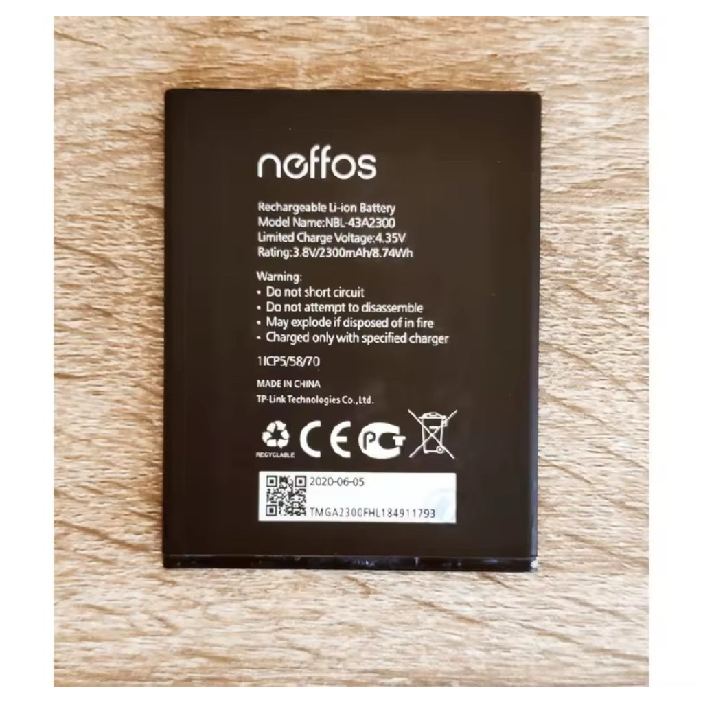 แบตเตอรี่ TP-Link neffos C5s TP704A TP704C C5A Battery Model NBL-43A2300