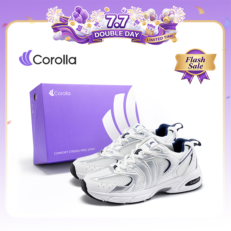 【ใหม่2026】Corolla 1990s รองเท้าผ้าใบแบบ unisex สวมใส่สบาย พื้นรองเท้าหนา 4.5 ซม สินค้าแบรนด์แท้ 100% แนะนำเพิ่ม 1 ไซส์