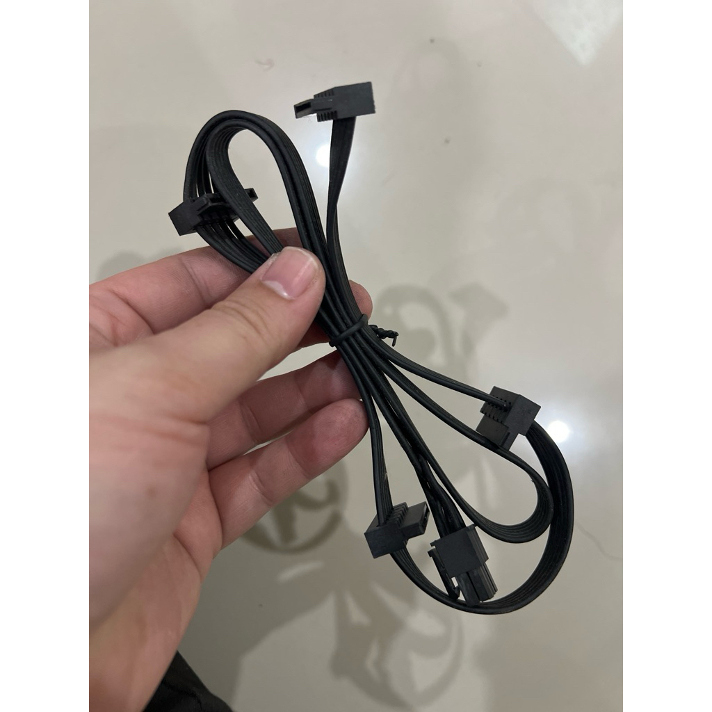 สาย Corsair RM850 RM1000 6pin to sata *3 แท้