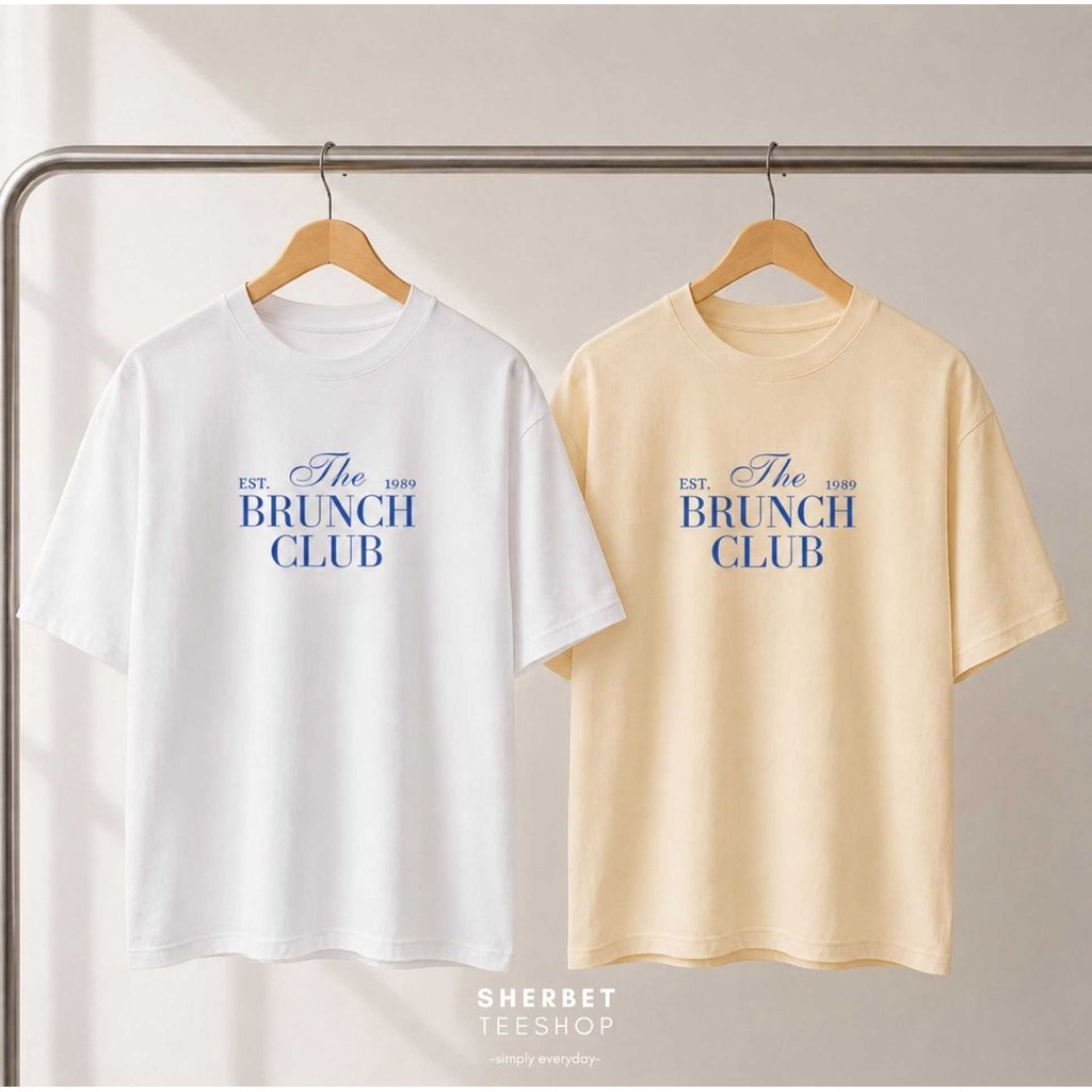 เสื้อยืด ลาย : The Brunch Club (Unisex) - sherbet.teeshop