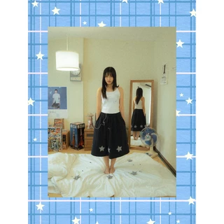 Jellyplease (In Her Daydream) - STARRY SKIRT lot* PRE รอ 10-15 วัน | classic flared skirt with appliqué stars