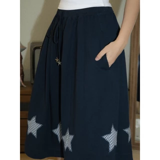 Jellyplease (In Her Daydream) - STARRY SKIRT lot* PRE รอ 10-15 วัน | classic flared skirt with appliqué stars
