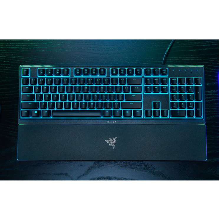 คีย์บอร์ดเกมมิ่ง Razer Ornata V3 X พร้อมไฟRGB ปุ่ม Low-Profile Silent Membrane (แป้นพิมพ์ไทย/อังกฤษ)