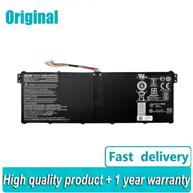 รับประกัน 1 ปี BATTERY ACER AC14B8K แบตเตอรี่ เอเซอร์ AN515-51 Series แท้