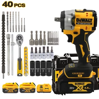 【มอบของขวัญ】20v 990n.m บล็อกไฟฟ้า ประแจไฟฟ้า ประแจกระแทก เครื่องมือช่าง 2เตอรี่ลิเธียมชาร์จเร็ว + 19pcs