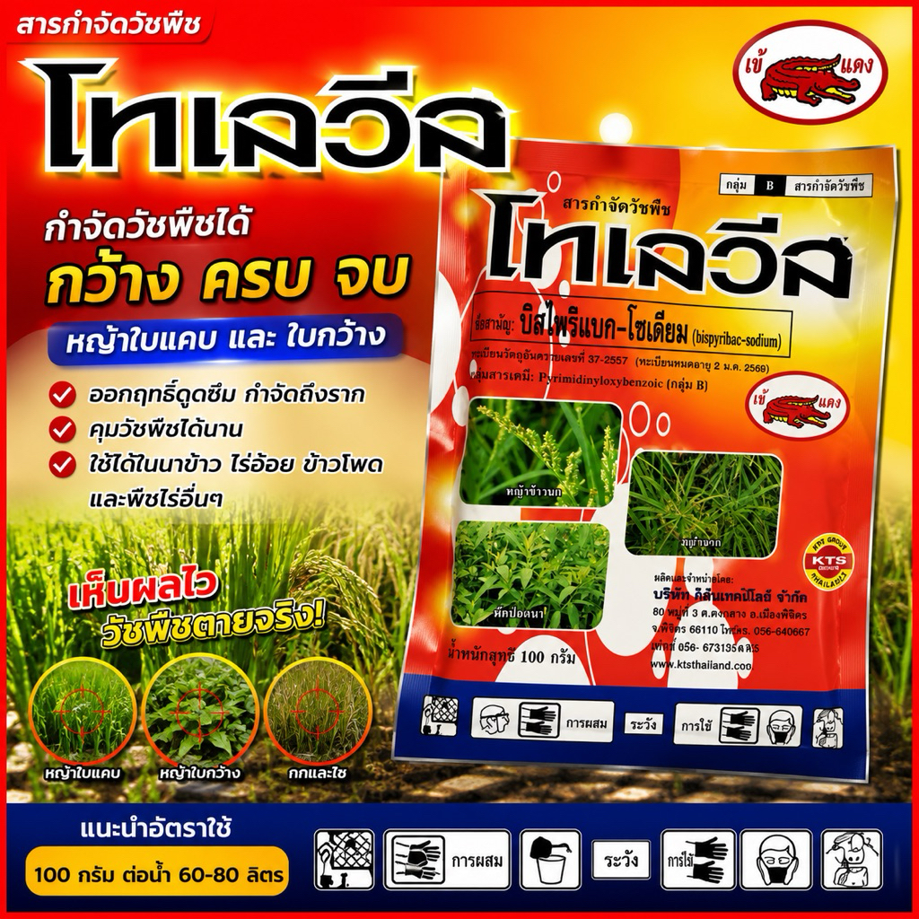 บิสไพริแบก-โซเดียม (โทเลวีส เข้แดง)
