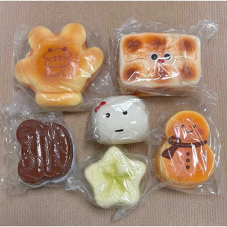 พร้อมส่ง สกุชชี่ Lisa/Ibloom/Mido/sweetbuns Squishy มือ 1 เนื้อสโลว์ บีบฟินมือ น่าสะสม