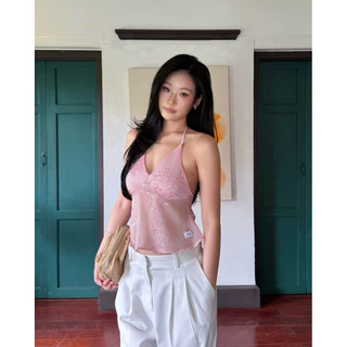 RUDY - MARGARET TOP 💕เสื้อผ้าเลื่อมซับในอกฟรีไซส์ (แต่ละตัวลายผ้าไม่เหมือนกันค่ะ*)