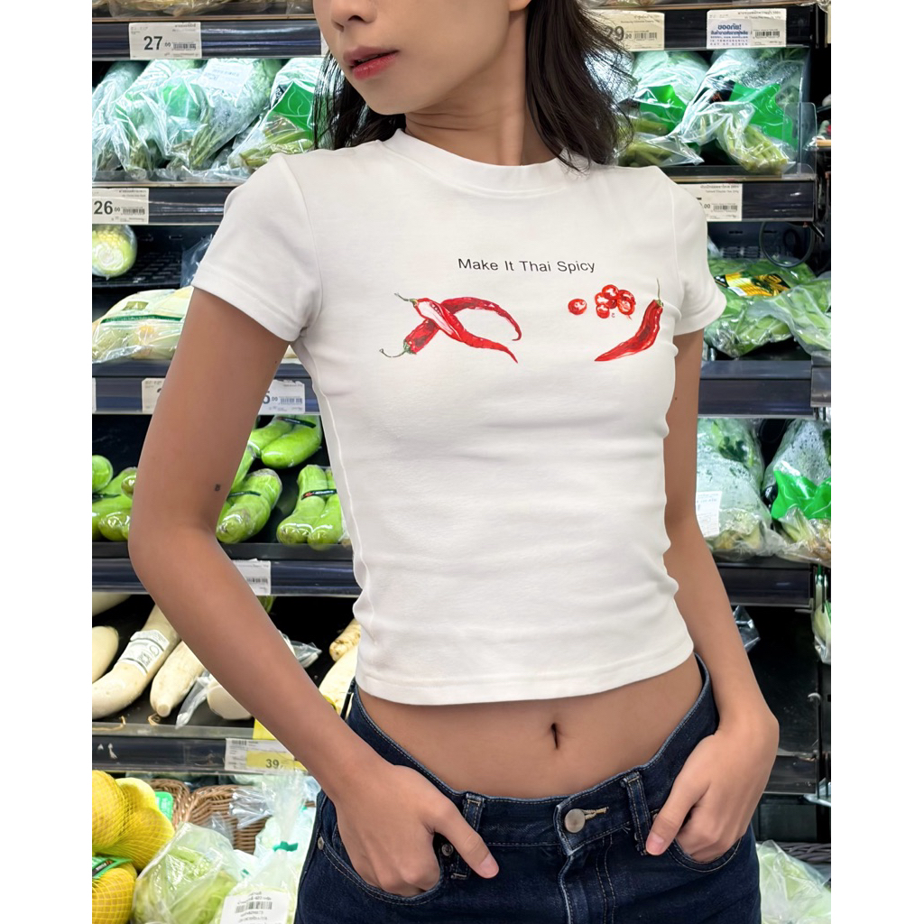 Sillylily spicy baby tee (Slim fit)