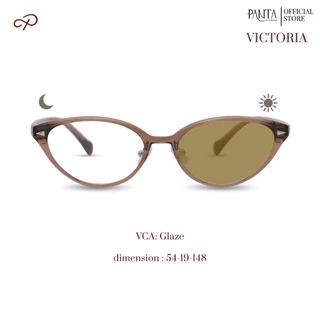 [ 17 กรัม สบายสุด ] PANTA │ VCA : VICTORIA แว่นกรองแสงสีฟ้าออกแดดเปลี่ยนสีชา เนื้อ TR เบาสบายหน้า