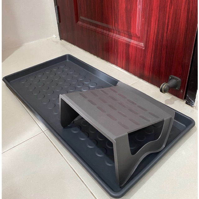ถาดวางรองเท้า IKEA BAGGMUCK บักก์มุค 71x35 ซม. ที่เก็บรองเท้า ถาดวางรองเท้าท้ายรถ